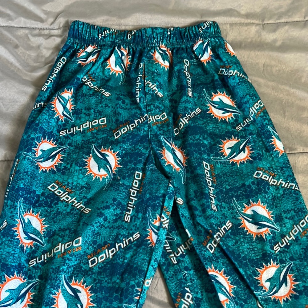 Miami dolphin pajama bottoms youth 18(XXL/EEG)